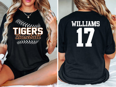custom baseball team name t-shirt unisex sizing baseball mom tee baseball dad shirt