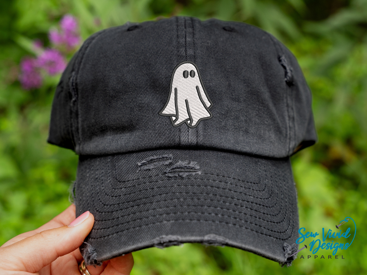 NEW | ? GHOST HIM | Ghost Emoji ? Embroidered Women’s Hat Baseball Cap Women’s Ghost Him main image 3