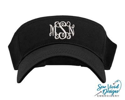 Personalized Monogrammed Visor Monogram hat