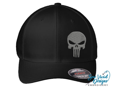 Punisher Skull FlexFit Hat - Sew Vivid Designs
