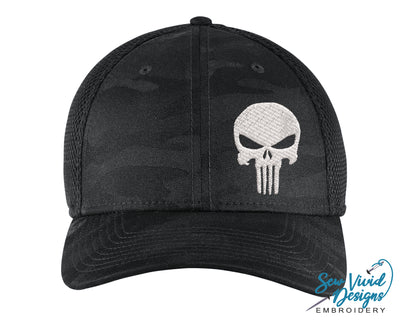 Punisher Skull New Era Hat - Sew Vivid Designs