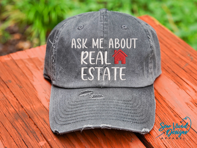 ask me about real estate hat