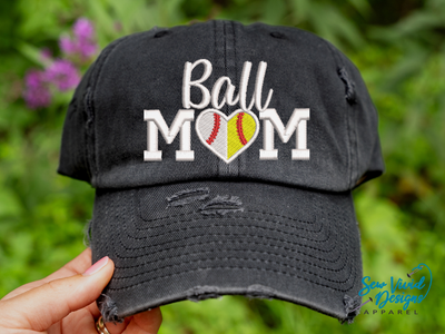 ball mom baseball softball hat