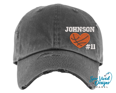 basketball mom hat with players custom name and number gift for mom