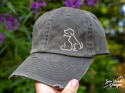 cat and dog outline hat