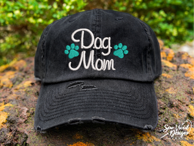 dog mom paw hat