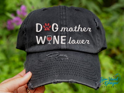 dog mother wine lover