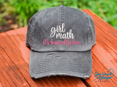 girl math hat