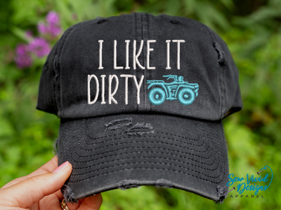 i like it dirty atv hat