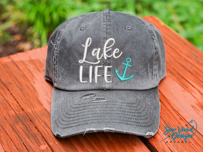 lake life anchor hat