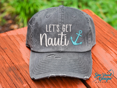 let's get nauti anchor hat