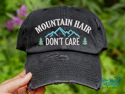 mountain hair don't care hat