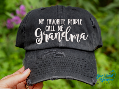 My Favorite People Call Me grandma hat