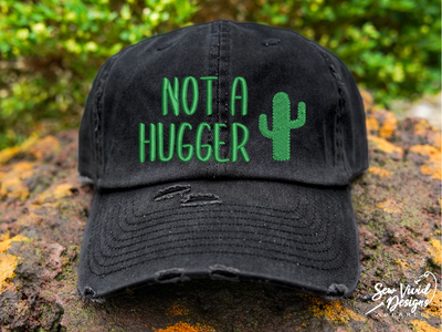 not a hugger cactus hat