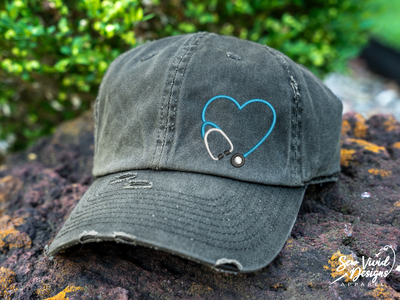 stethoscope heart hat