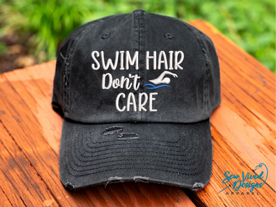 Swim Hair Don't Care hat