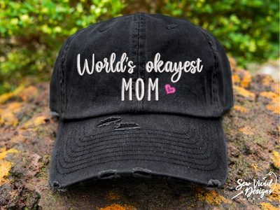 World's Okayest Mom hat