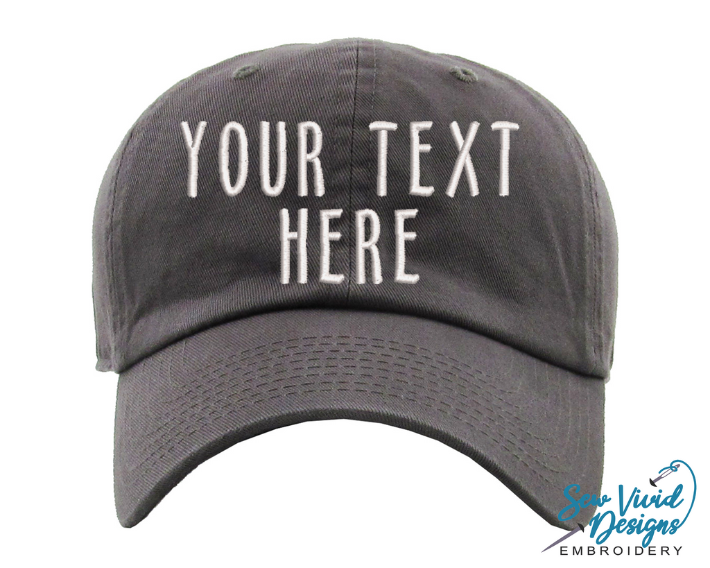 Custom Text New Era Fitted Hat – Sew Vivid Designs