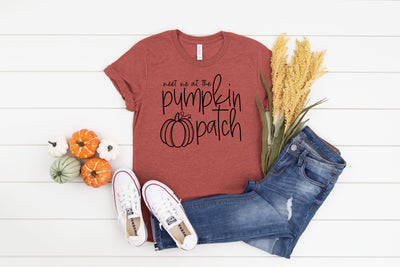 meet me at the pumpkin patch shirt